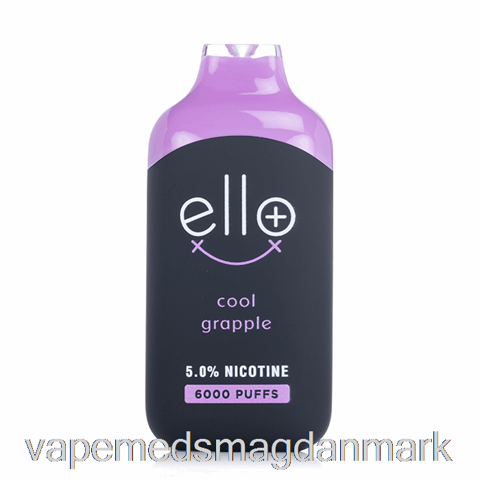 Vape Juice Blvk Ello Plus 6000 Engangs Cool Grapple Ice